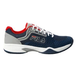 Fila Sabbia Lite Scarpa Per Terra Rossa Uomini - Blu Scuro, Grigio