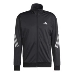Attrezzatura Da Tennis 12 ADIDAS 3-Stripes Knit Giacca Da Allenamento Uomini - Nero, Bianco